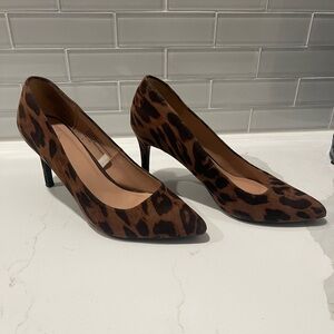 Gently Used Brown Leopard Print Heels